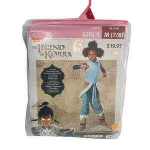 The Legend of Korra Kids Halloween Costume Girls Size Medium 7/8 Avatar NEW